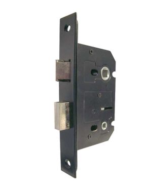 Bathroom Lock (64mm), Black