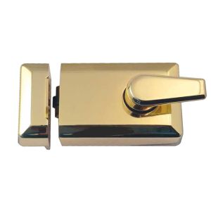 Roller Bolt Nightlatch, Polished Brass