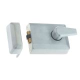 Roller Bolt Nightlatch, Satin Chrome