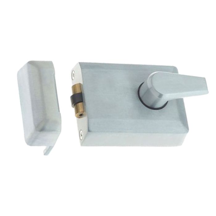 Roller Bolt Nightlatch, Satin Chrome