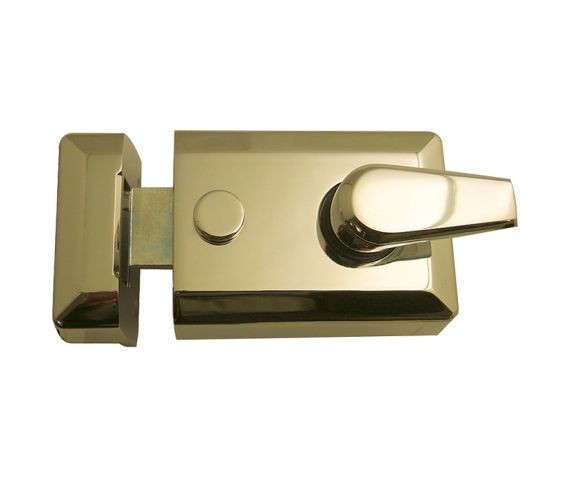 Standard Stile Nightlatch, Polished Brass
