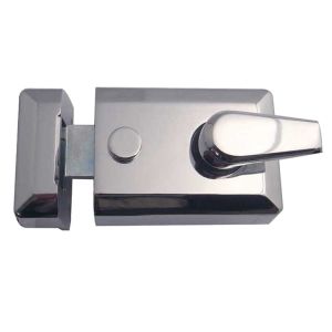Standard Stile Nightlatch, Polished Chrome