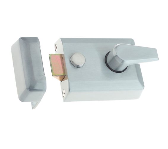 Standard Stile Nightlatch, Satin Chrome