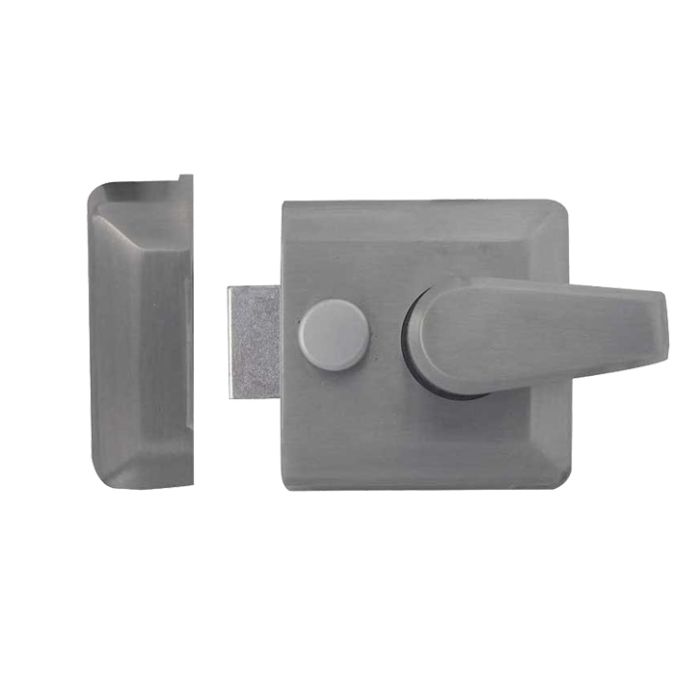 Frelan Hardware Narrow Stile Nightlatch – Satin Chrome