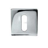 Standard Profile Square Escutcheon (52mm x 52mm x 7mm), Polished Stainless Steel