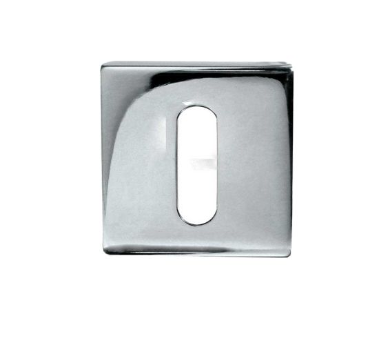 Standard Profile Square Escutcheon (52mm x 52mm x 7mm), Polished Stainless Steel