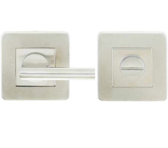 Square Easy Bathroom Turn & Release (52mm x 7mm), Polished Stainless Steel