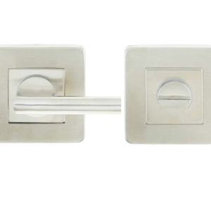 Square Easy Bathroom Turn & Release (52mm x 7mm), Polished Stainless Steel