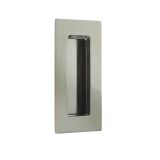Rectangular Flush Pull (100mm x 50mm), Polished Stainless Steel