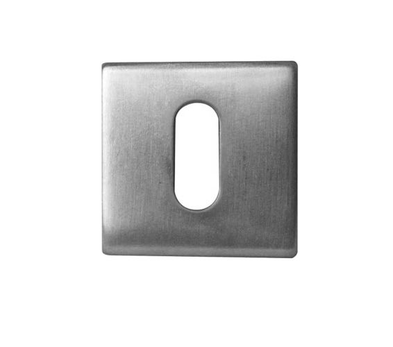 Standard Profile Square Escutcheon (52mm x 52mm x 7mm), Satin Stainless Steel
