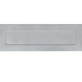 Letter Plate (330mm x 100mm), Satin Stainless Steel