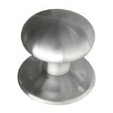 Centre Door Knob, Satin Stainless Steel