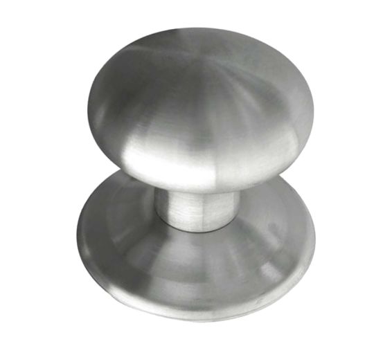 Centre Door Knob, Satin Stainless Steel