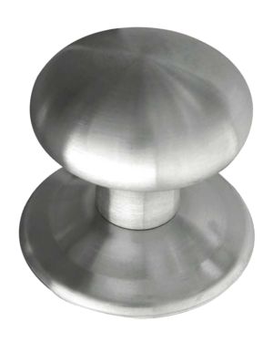 Centre Door Knob, Satin Stainless Steel
