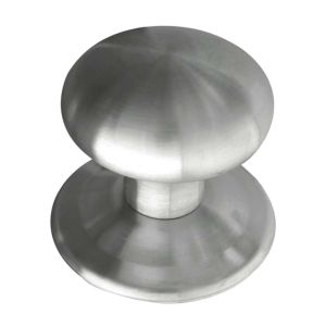 Centre Door Knob, Satin Stainless Steel