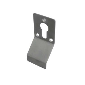 Euro Profile Cylinder Latch Pull, Satin Stainless Steel