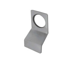 Round Cylinder Latch Pull, Satin Stainless Steel