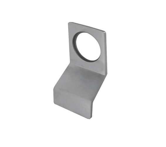 Round Cylinder Latch Pull, Satin Stainless Steel