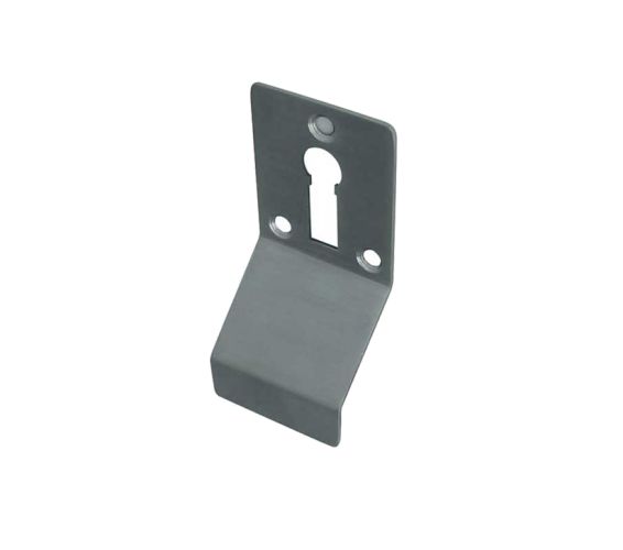 Standard Keyhole Cylinder Latch Pull, Satin Stainless Steel