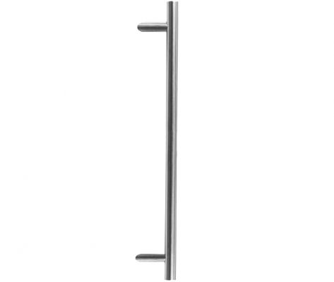 Cranked Pull Handle - Satin Stainless Steel - Ironmongery Solutions