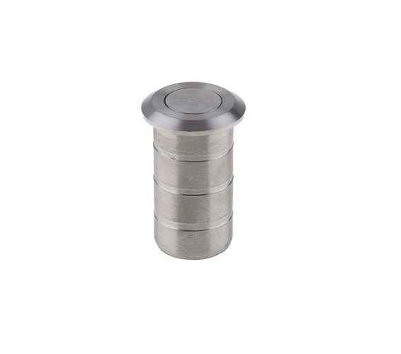 Dust Socket For Flush Bolts (For Concrete), Satin Stainless Steel