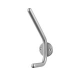 Hat And Coat Hook, Satin Stainless Steel