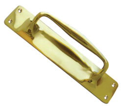 Bow Shaped Pull Handle (152mm OR 175mm), Polished Brass - Image 2