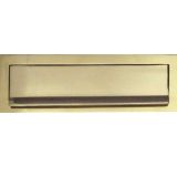 Gravity Letterplate (254mm x 76mm), Polished Brass