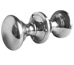 Contract Rim Door Knob, Polished Chrome (sold in pairs)