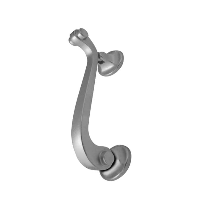 Scroll Door Knocker – Satin Chrome