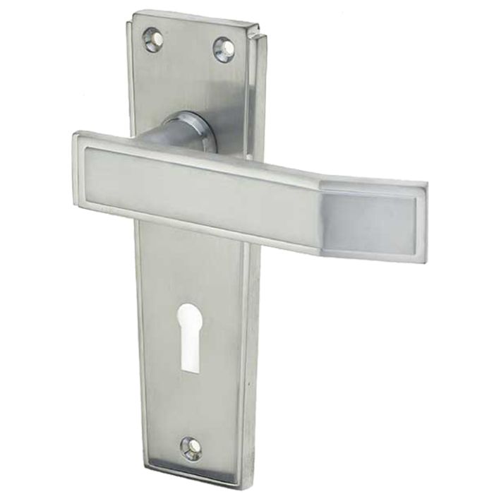 Frelan Hardware Deco Door Handles On Backplate