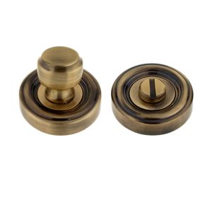 Parisian Bathroom Turn & Release, Antique Bronze