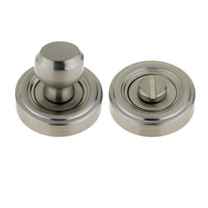 Parisian Bathroom Turn & Release, Satin Nickel