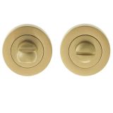 Bathroom Turn & Release (50mm x 10mm), Satin Brass