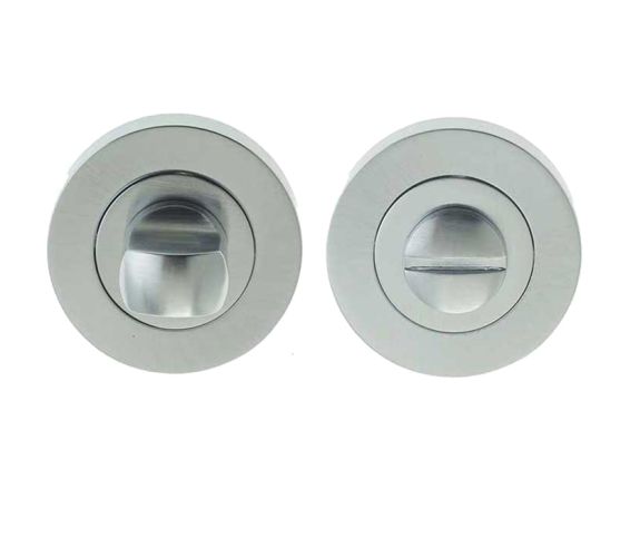 Bathroom Turn & Release (50mm x 10mm), Satin Chrome