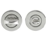 Bathroom Turn & Release (35mm x 8mm), Polished Nickel