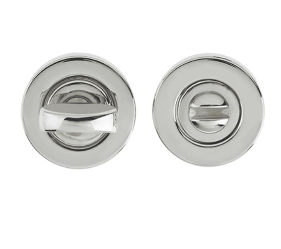 Bathroom Turn & Release (35mm x 8mm), Polished Nickel