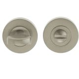 Bathroom Turn & Release (35mm x 8mm), Satin Nickel