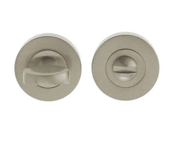 Bathroom Turn & Release (35mm x 8mm), Satin Nickel