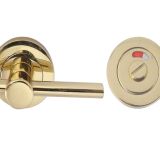 Easy Bathroom Turn & Release With Indicator (50mm x 10mm), Polished Brass