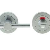 Easy Bathroom Turn & Release With Indicator (50mm x 10mm), Satin Chrome