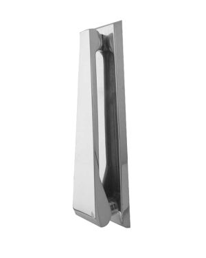 Contemporary Door Knocker, Polished Chrome