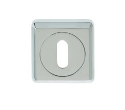 Standard Profile Square Escutcheon, Polished Chrome