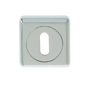Standard Profile Square Escutcheon, Polished Chrome