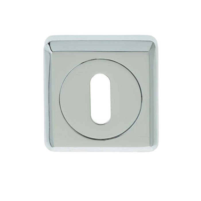 Standard Profile Square Escutcheon, Polished Chrome