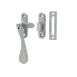 Hook And Mortice Casement Fastener, Satin Chrome