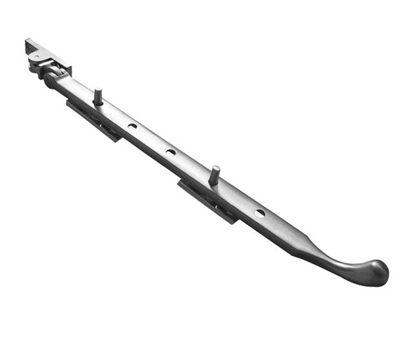 Bulb End Casement Window Stay (8″, 10″ OR 12″), Satin Chrome