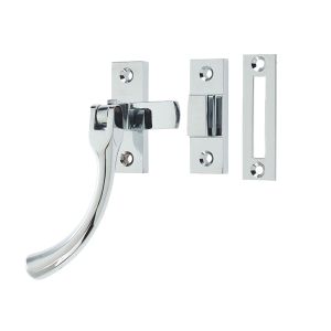 Bulb End Casement Fastener, Polished Chrome