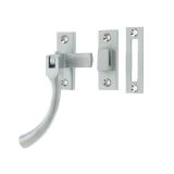 Bulb End Casement Fastener, Satin Chrome