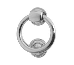 Ring Door Knocker (105mm Diameter), Polished Chrome